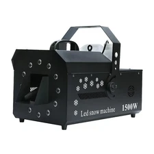 1500W RGB LED Snow Machine DJ Snowflake Machine Stage Snow Maker with Remote NEW