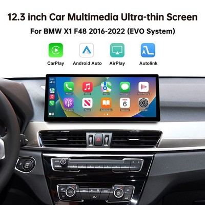 12.3' Wireless CarPlay Linux Touchscreen für BMW EVO X1 F48 X2 F39 Android Auto