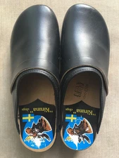 Kiruna Black Clogs Sweden EU 40