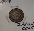 1859 Copper Nickle Indian Head Cent Exact Coin Imaged