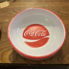 Three Plastic Coca-Cola Bowls