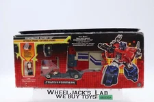 Powermaster Optimus Prime 100% Complete W/Box & Insert 1988 G1 Transformers