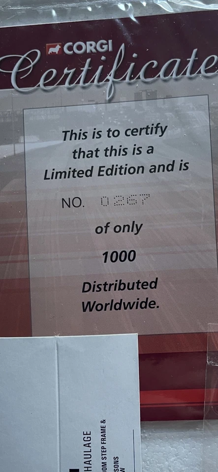 Corgi rare J & M Murdochs Volvo FH & Thwaites 9 Tonne Dumper CC14014  - Image 2 of 3