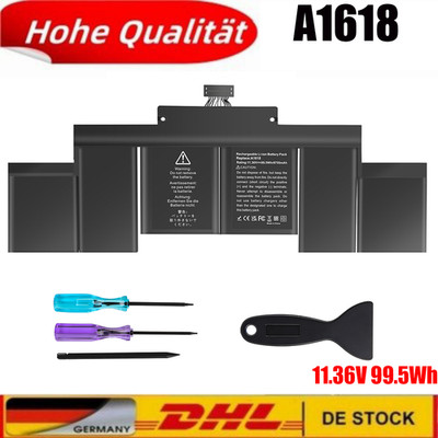 A1618 Akku Laptop Für Apple MacBook Pro 15''Retina A1398 Mitte 2015 MJLQ2LL/A