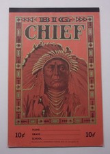 Vintage Springfield Mfg. Co. Ten Cent Big Chief Elementary School Writing Tablet Vintage Springfield Mfg. Co. Ten Cent Big Chief Elementary School Writing Tablet
