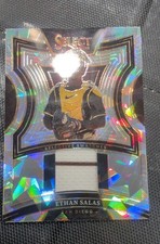 2025 Panini Select - Selective Swatches Ethan Salas #SS-ES Ice Prizm (MEM, RC)