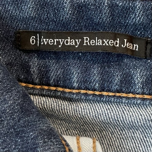 Jeans blu Talbots donna taglia 6 tutti i giorni jeans relax tasche con cerniera - Foto 5 di 6