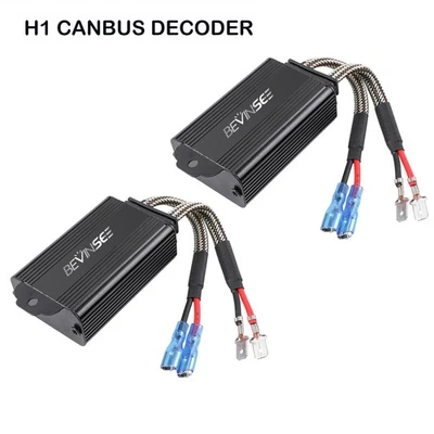 2X H1 LED Glühlampen Canbus Decoder Nebelscheinwerfer Birnen Lastwiderstand - Bild 1 von 4