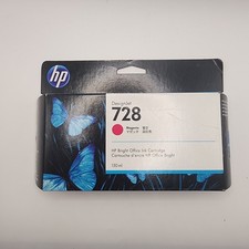 HP 728 Magenta Ink Cartridge 130ml F9J66A DesignJet Genuine OEM Mar 2025