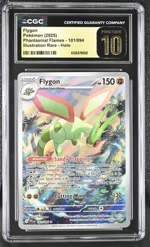 Flygon 101/094 Me02: Phantasmal Flames Holo - PRISTINE 10!! VERY RARE FIND!!