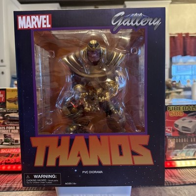Marvel Gallery Diorama Thanos 9-Inch PVC Statue Diamond Select Toys Action Figs