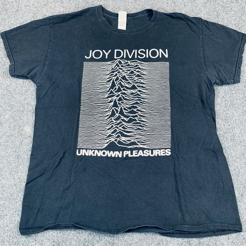 Joy Division Unknown Pleasures T Shirt Size L Gildan Faded 2000’s - Bild 1 von 7