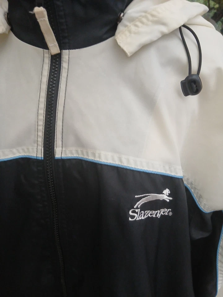 SLAZENGER MENS HOODED WATERPROOF WINDBREAKER XL - Image 2 of 4
