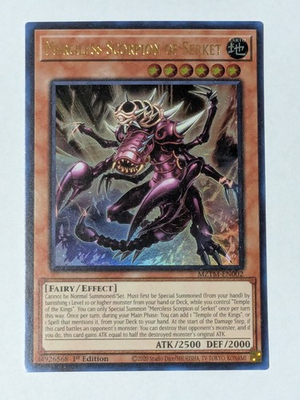 #ad #ad Merciless Scorpion of Serket Ultra Rare Yugioh MZTM $0.99