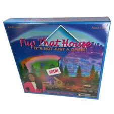 Flip That House Board Game 2nd Edition Real Estate Investing Strategy Ages 12+