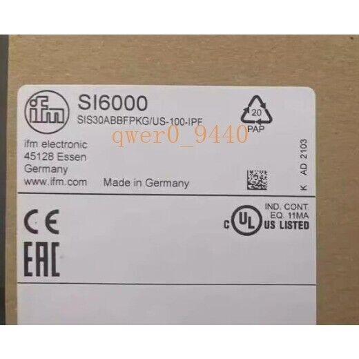 1PC New IFM SI6000 Flow Monitors In Box Expedited Shipping #F22