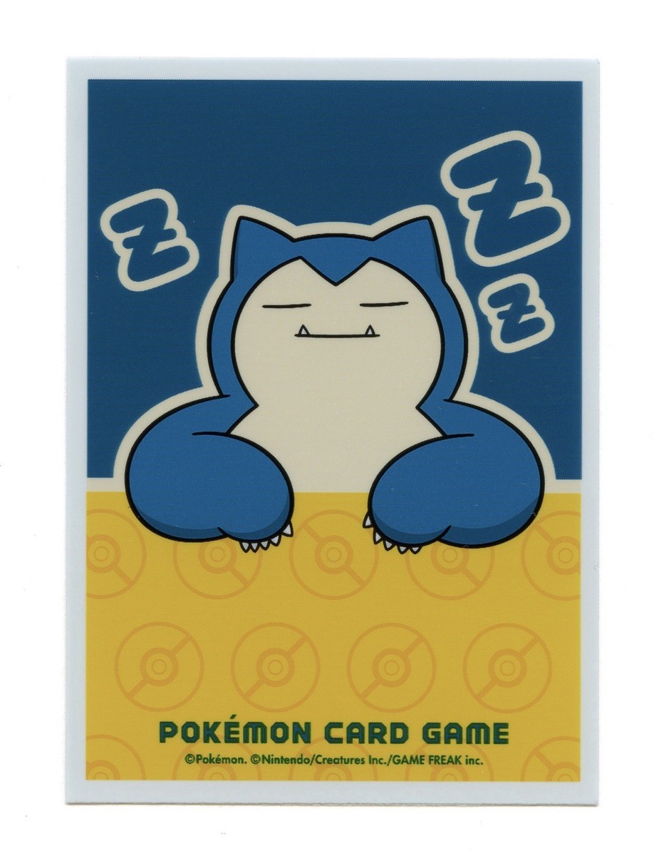 Snorlax Sleep Korea Exclusive Individual Card Sleeve Pokemon Korea Original