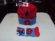 Marvel Spiderman Beanie 60th Anniversary w/Socks OSFM New w/tags and Free Ship