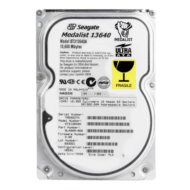 seagate hard drive date code