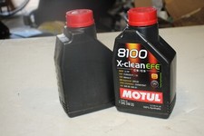 Lot of 2 Motul 8100 X-Clean EFE C2/C3 5W-30 Motor Oil 1 Quart 1 Liter 79.96 per gallon