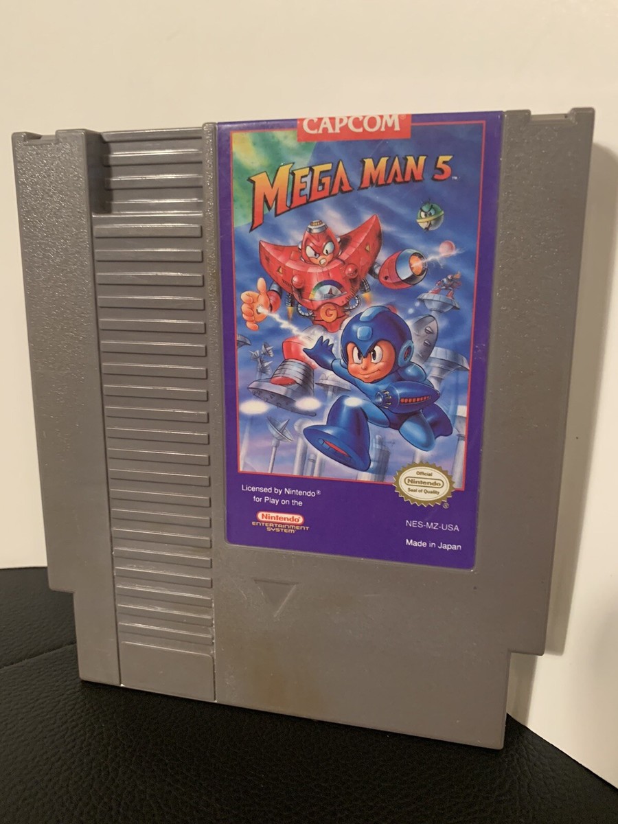 Mega Man 5 NES Nintendo Authentic Game Cartridge Only