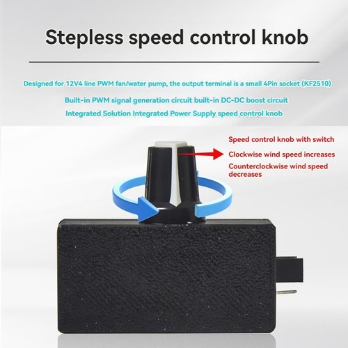 PWM Speed Controller 4Pin Fan Speed Controller USB TYPE-C Supply DIY3303 - Photo 6/8