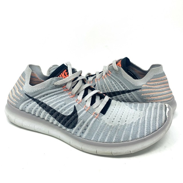 nike free rn flyknit wolf grey