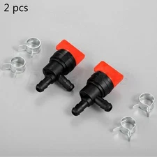 Fits For Tecumseh Briggs Stratton 1/4" InLine Fuel Cut-Off Shut-Off Valve Clamps