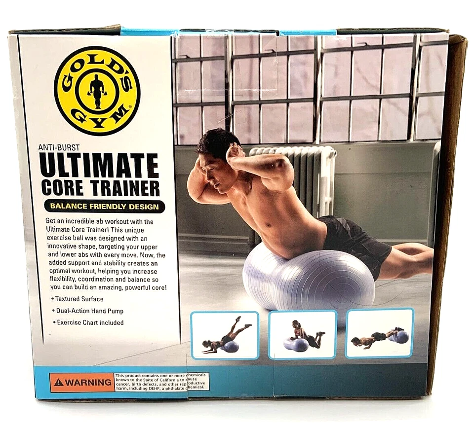 Golds Gym Ultimate Core Trainer Objetivo Abdominales superiores e inferiores Anti ráfagas PÍLDORA EN FORMA Foto 3 de 4