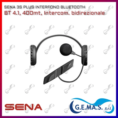 SENA 3S Plus Universal BT4.1 400m Bluetooth Headset Intercom FULL Headphones