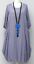 thumbnail 1  - PLUS SIZE HEATHER GINGHAM COTTON MIX BALLOON LONG DRESS BUST UP TO 50&#034; L-XL