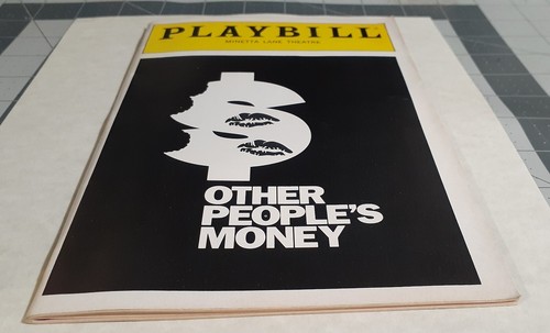 Other People's Money Playbill for the Original Off-Broadway Production 1989 - Picture 11 of 11