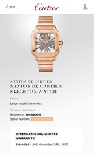 Cartier Santos de Cartier Rose Gold Skeleton - Full Set Warranty till 2030 13