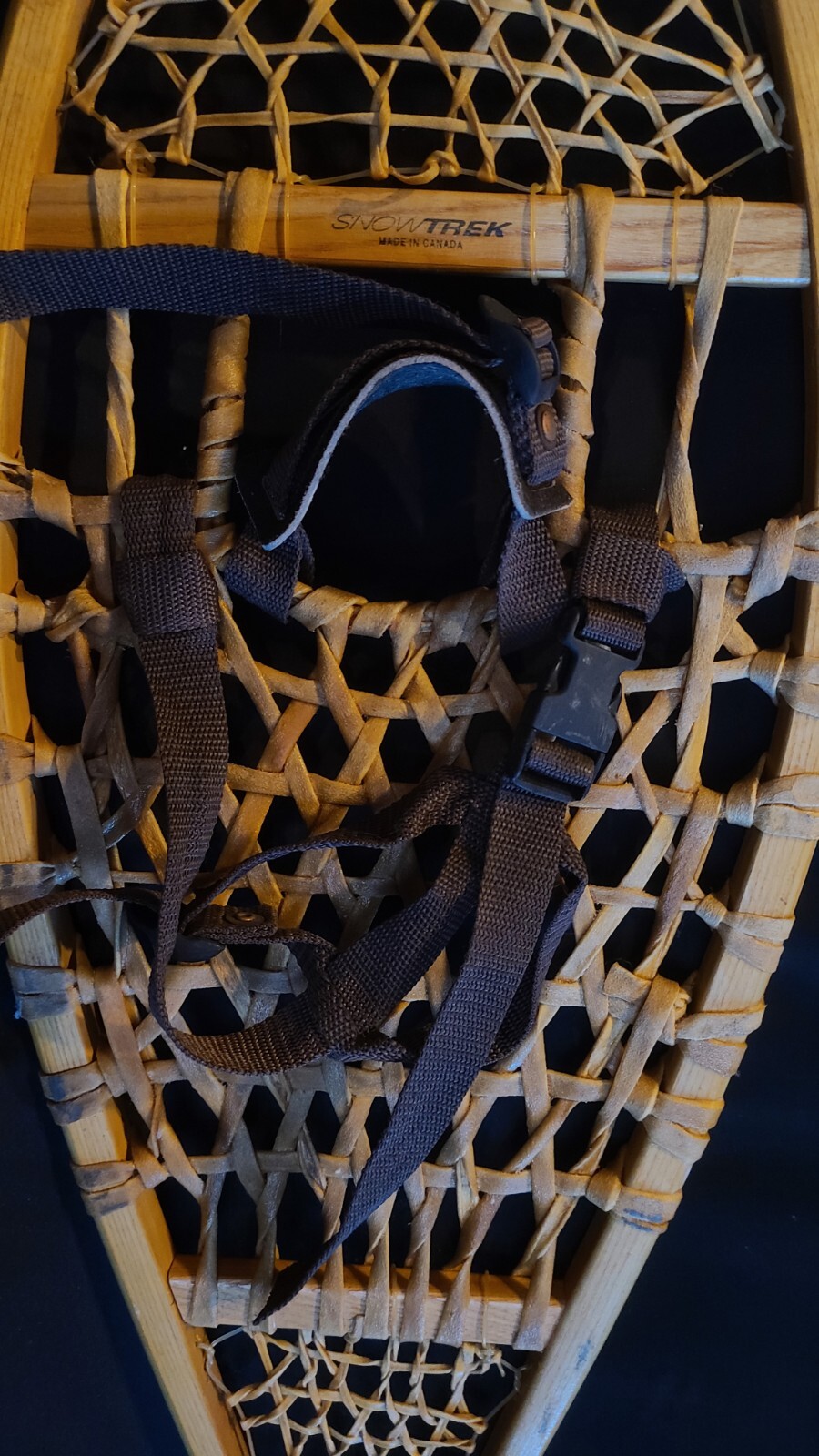 Vintage SnowTREK Wooden Snowshoes 13"x36" in great condition eBay