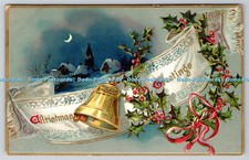 R770209 Christmas Greetings Raphael Tuck and Sons Holly Post Cards Series No 100