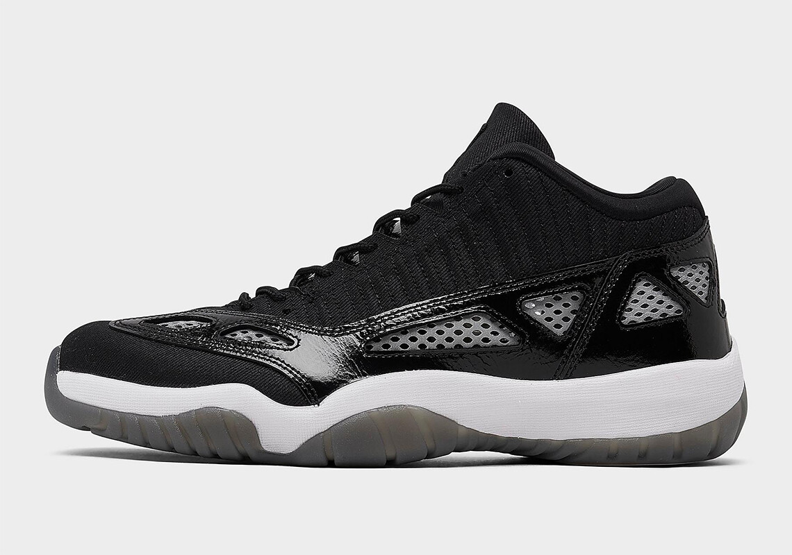 Size 9.5 - Air Jordan 11 Retro IE Low Black White for sale online