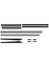 2kit Set Mamiya RB67 + 6x7 Film Holder Light Seal Adhesive Form Replacement JP