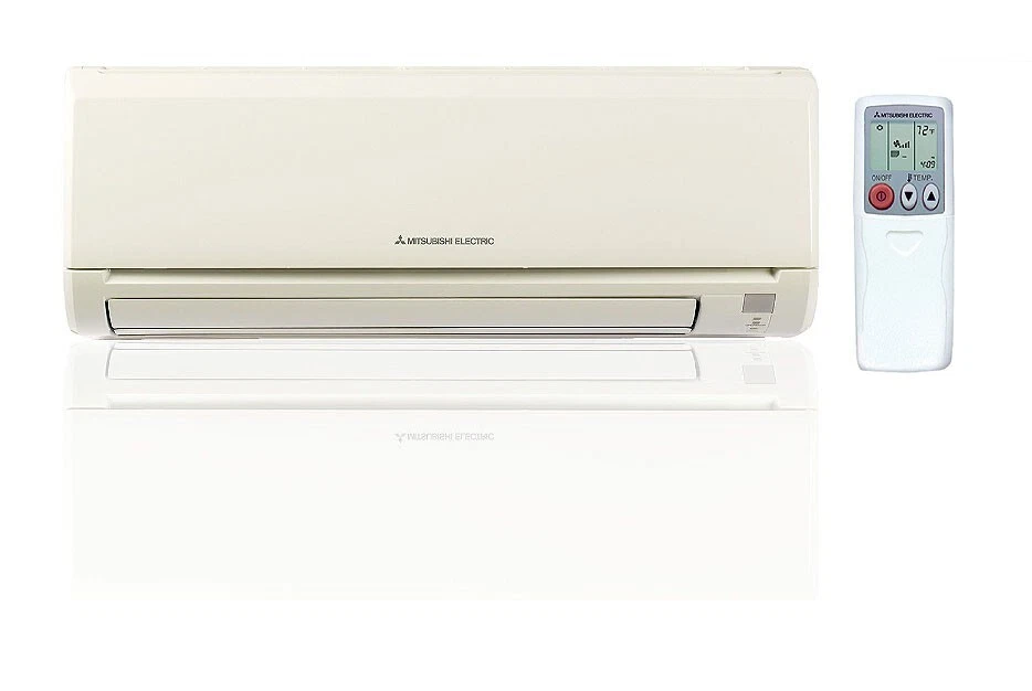 36000 BTU Mitsubishi Ductless Mini Split AC Heat Pump DUAL ZONE 18K u0026amp;  18k BTU | eBay