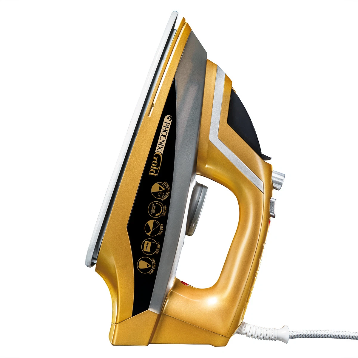 JML Phoenix Gold Iron With Built In Steam Generator Ceramic Sole Plate 2200W