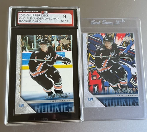2005 Upper Deck Young Guns Alex Ovechkin #443 RC KSA Mint 9 w/bonus 2024 card