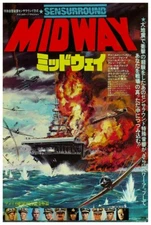 Midway 1976 - Japan - Robert Mitchum - Vintage Classic Movie Poster