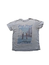 Vintage 90s Y2K Pink Floyd Wish You Were Here Blue T-Shirt Soft Cotton Large