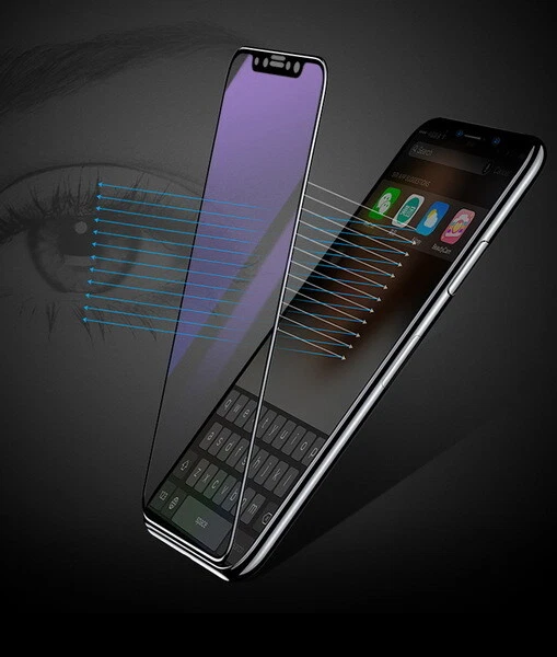 For iPhone X XS 0.23mm Full Glass Anti-Blue Light Tempered Glass Film - Image 4 of 4