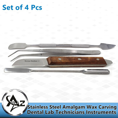 Dental Wax Knife Amalgam Carving Cement Alignate Plaster Mixing Lab Spatulas