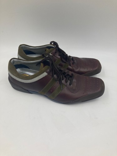 Kenneth Cole Mens 9M burgundy \u0026 green 