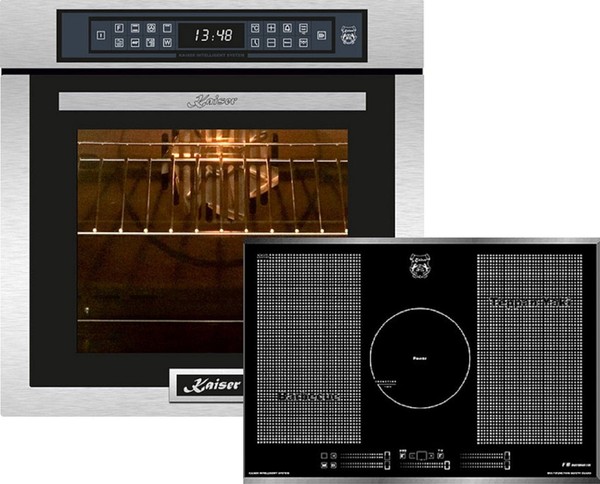 Kaiser Herd Set Eh 6306 R + Kct 777 Fi Elektro Backofen+Induktions Kochfeld 77Cm-image