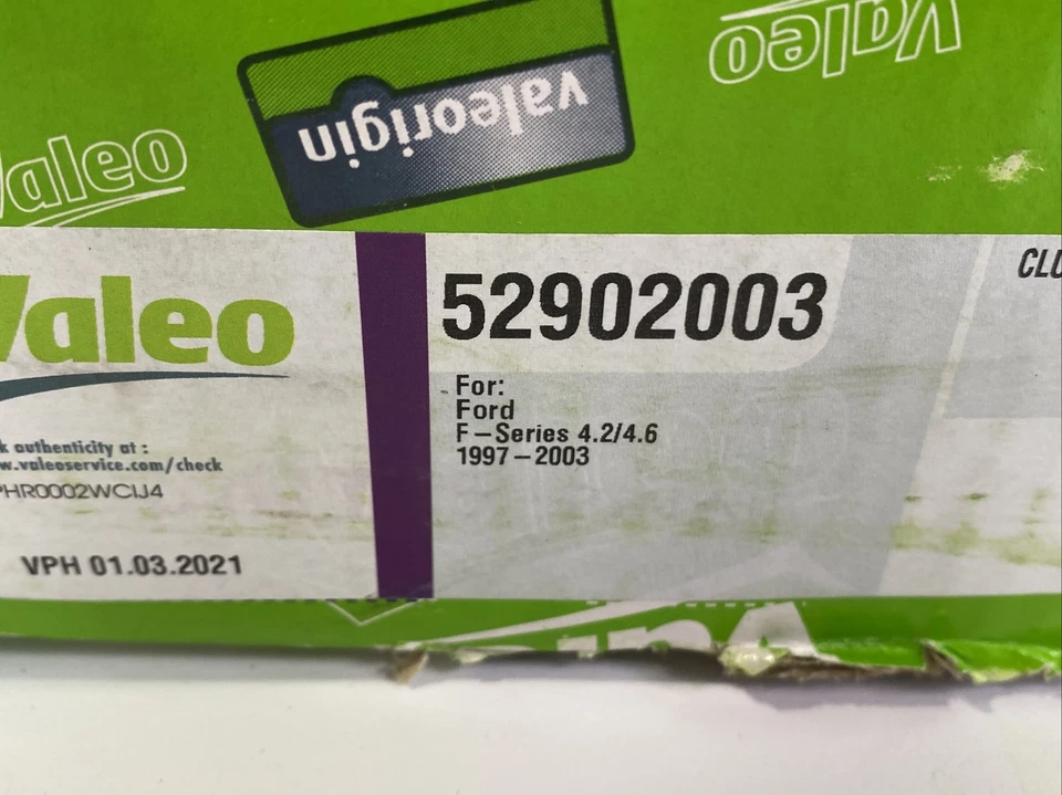 Ford Serie F 1997-2003 Kit de embrague de transmisión 4,2 L/4,6 L Valeo 52902003 nuevo Foto 3 de 3