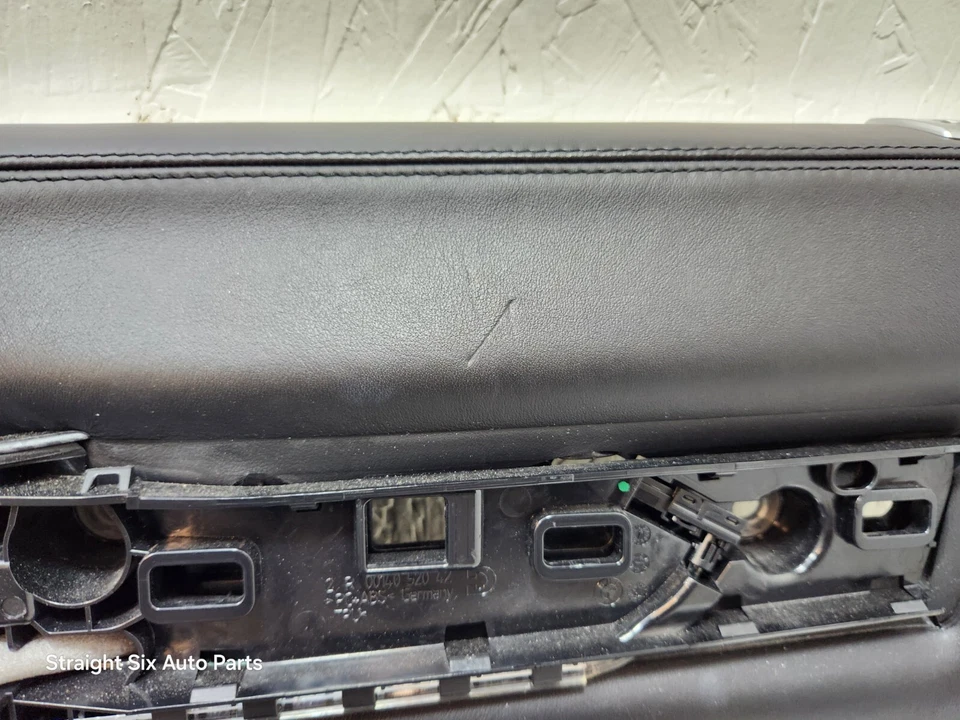 ✅ 10-15 OEM BMW F01 750 Alpina B7 Puerta Trasera Delantera Panel Tarjeta Cuero Napa CONJUNTO Foto 2 de 4