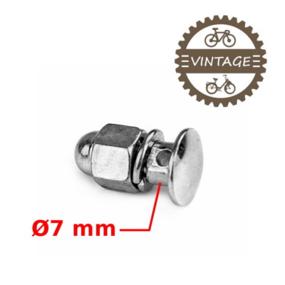 Weinmann Fahrrad-Kabelklemme – Vintage Silber, Für Bremszug & Bowdenzug, 7 Mm Außenhülle