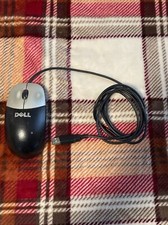Dell - MSE USB 2-Button Scroll Mouse-Black/Silver - 0CJ339